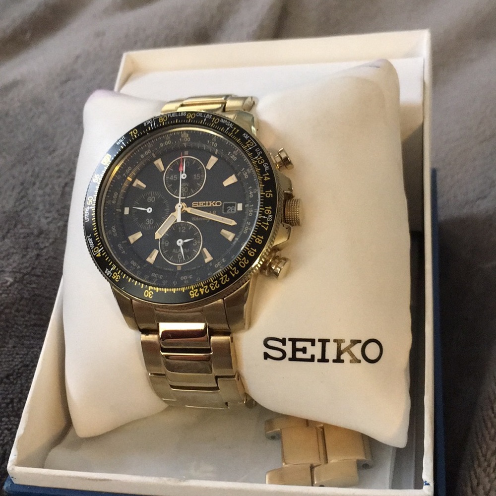 Gold SEIKO Watch